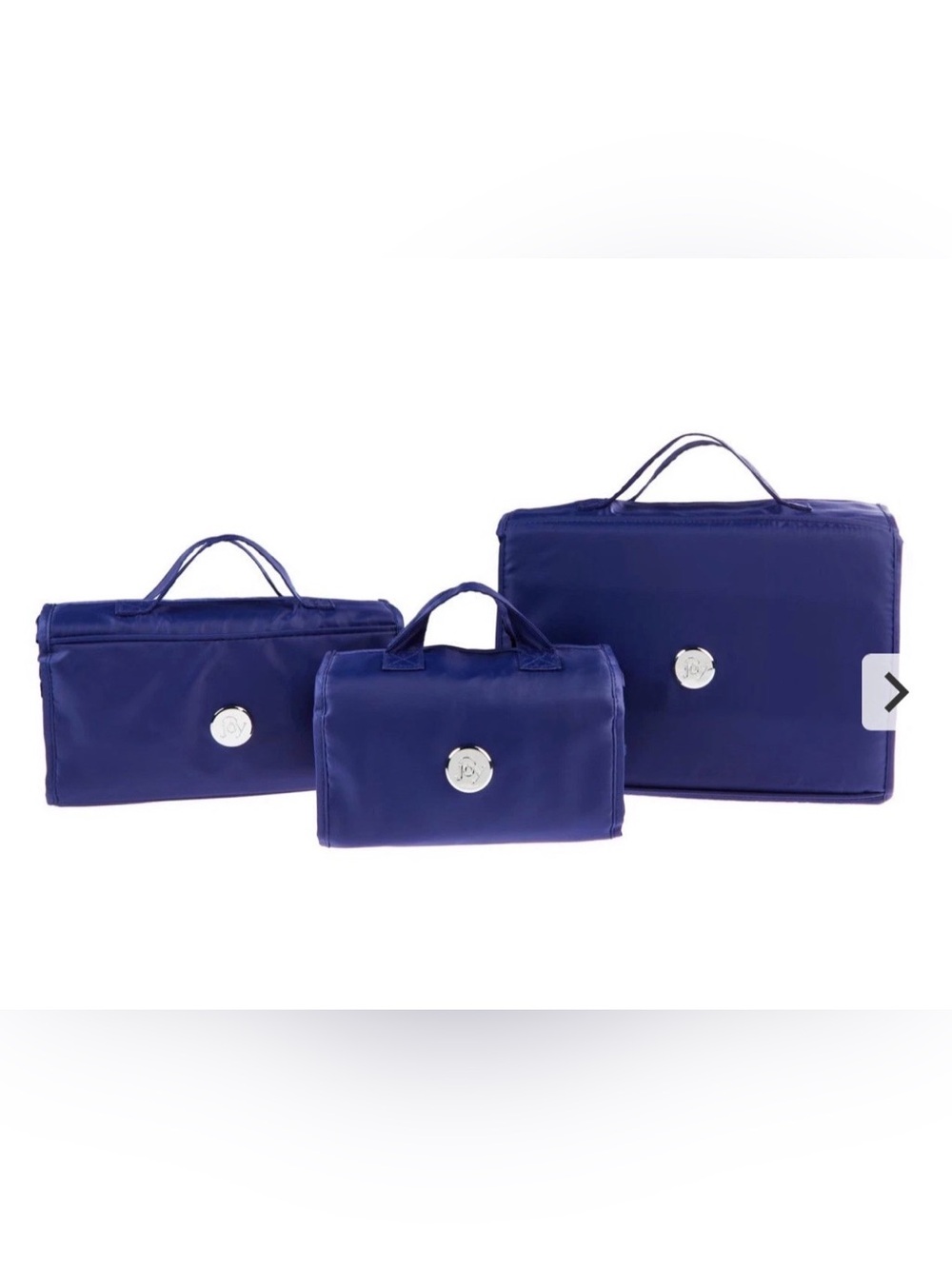 Joy CleanBoss Store Everything & More 3-piece Big Beauty Cases - Navy blue